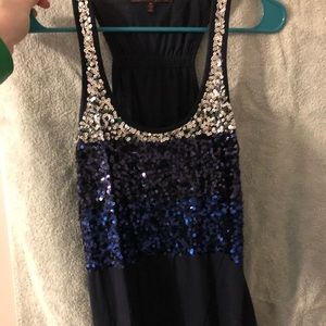 Gorgeous sequenced tank top